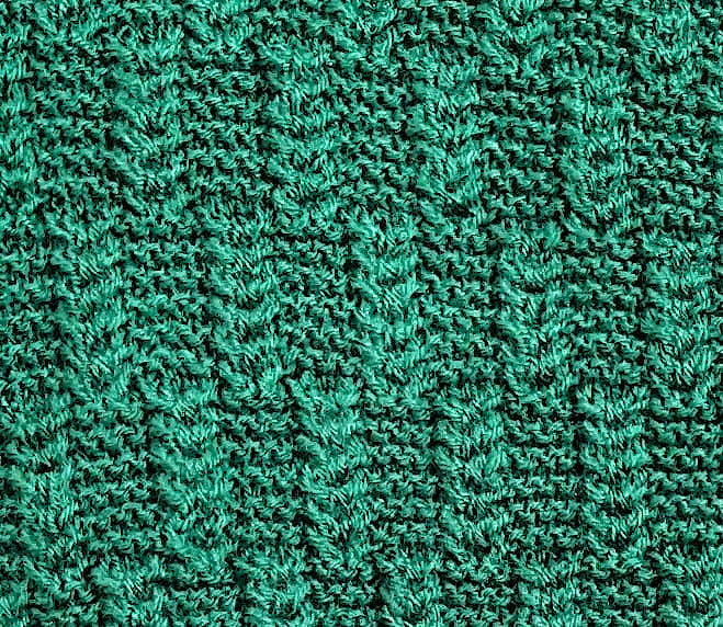 Forest Green Checkered Knit Cardigan