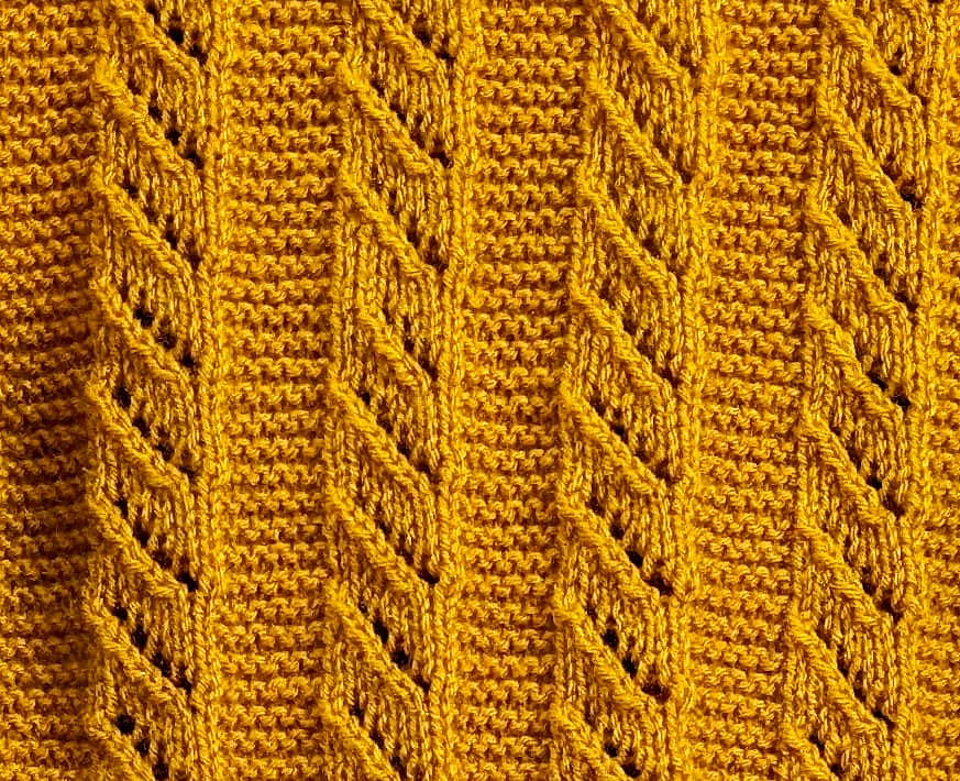Mustard Yellow Cable-Knit Button-Up Cardigan