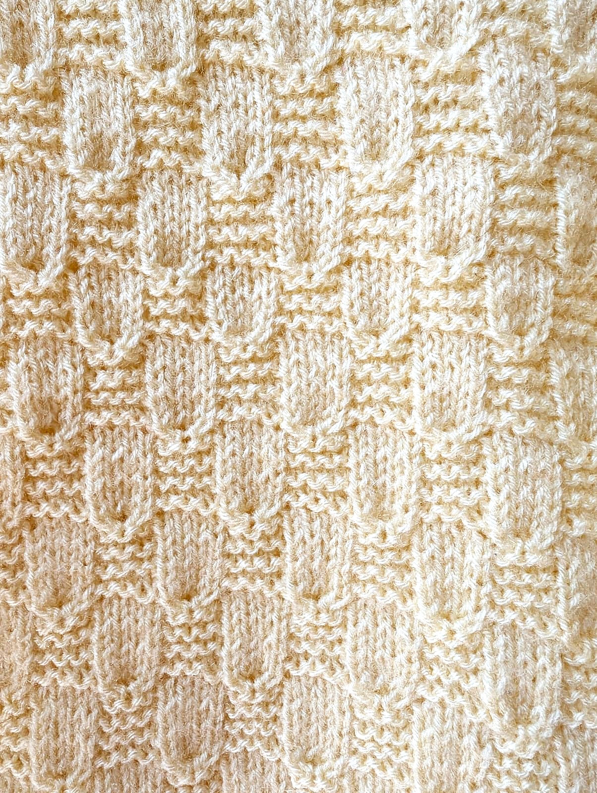 Soft Ivory Lace Knit Sweater