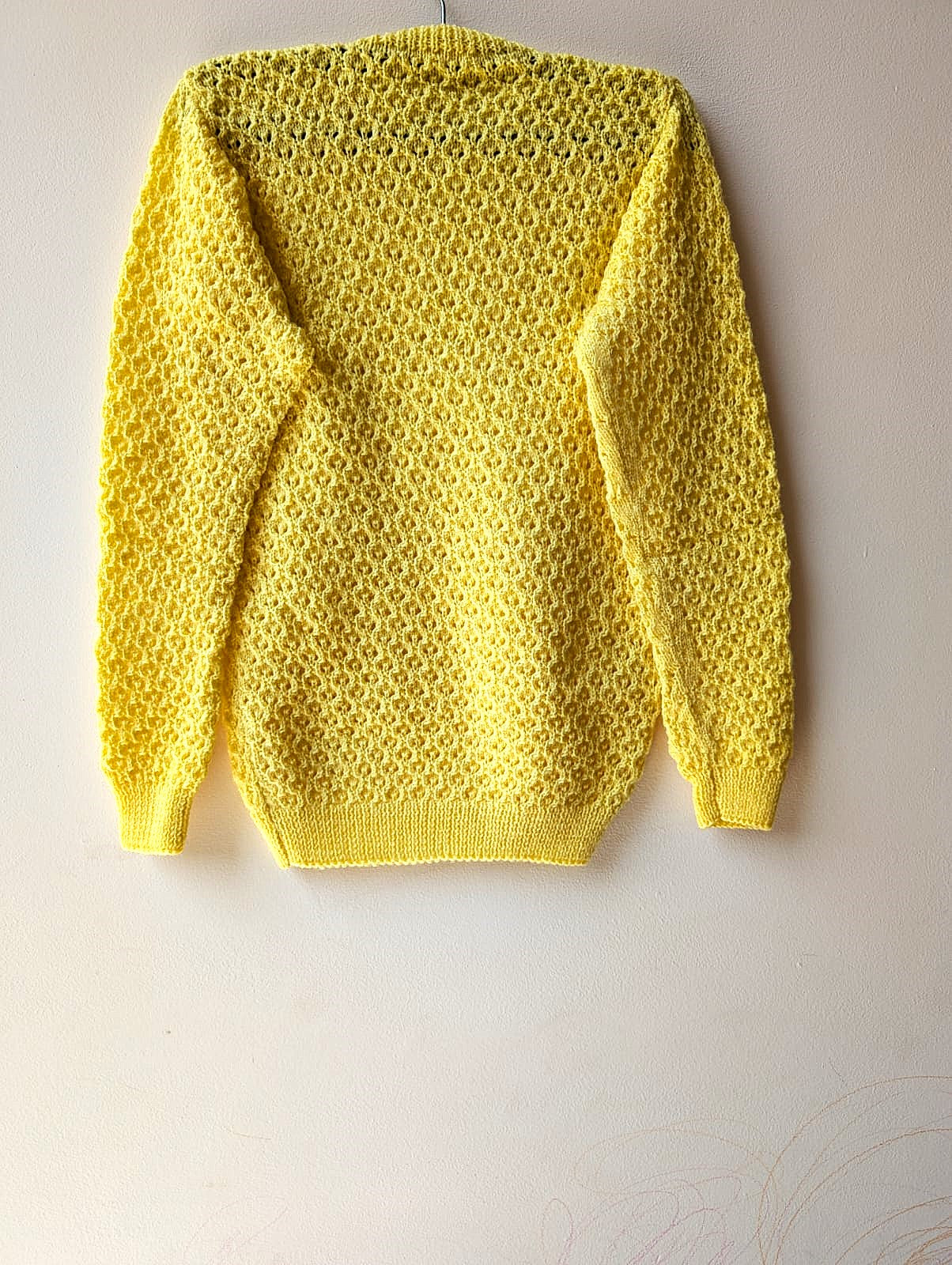 Sunny Yellow Knit Sweater