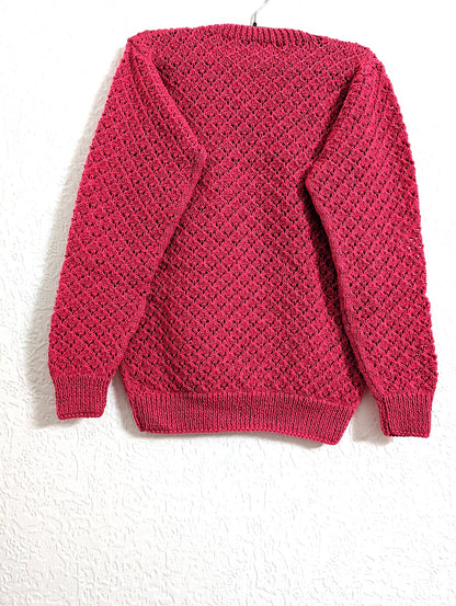 Bold Fuchsia Knit Sweater